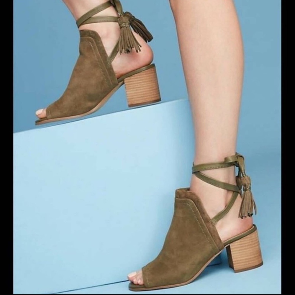 Sam Edelman Samson Open Toe Ankle Booties